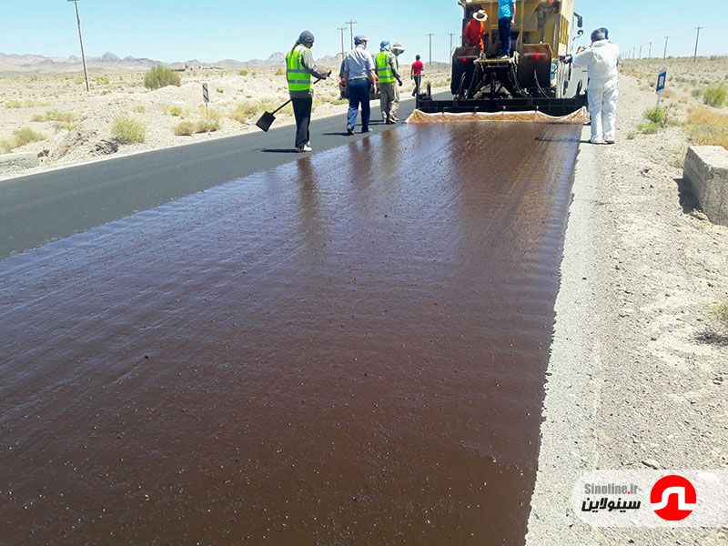 اجرای آسفالت حفاظتی اسلاری سیل اجرای آسفالت حفاظتی اسلاری سیل(slurry seal application)